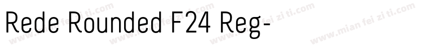 Rede Rounded F24 Reg字体转换